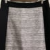 Boss Hugo Boss Womens Black White Knee Length Viphima Colorblock A-Line Skirt 10