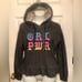 Hot Topic Size M Cropped GRL PWR Hoodie NEW NWT