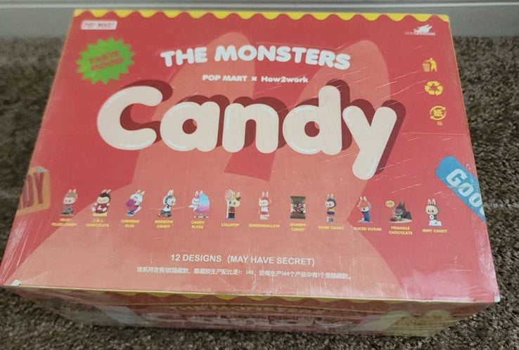 ISO labubu the monsters CANDY SERIES full set case