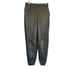 Fashion Nova Quilted Black Faux Leather Pants Sz L
