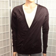 Mens All Saints Weir Cardigan Sweater medium