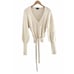 REVOLVE MAJORELLE Sweater Bow Creamy White Size Large