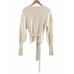 REVOLVE MAJORELLE Sweater Bow Creamy White Size Large