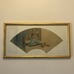 Chinese Print On Silk Painting of Geisha Girl Playing Instrument Cranes Framed