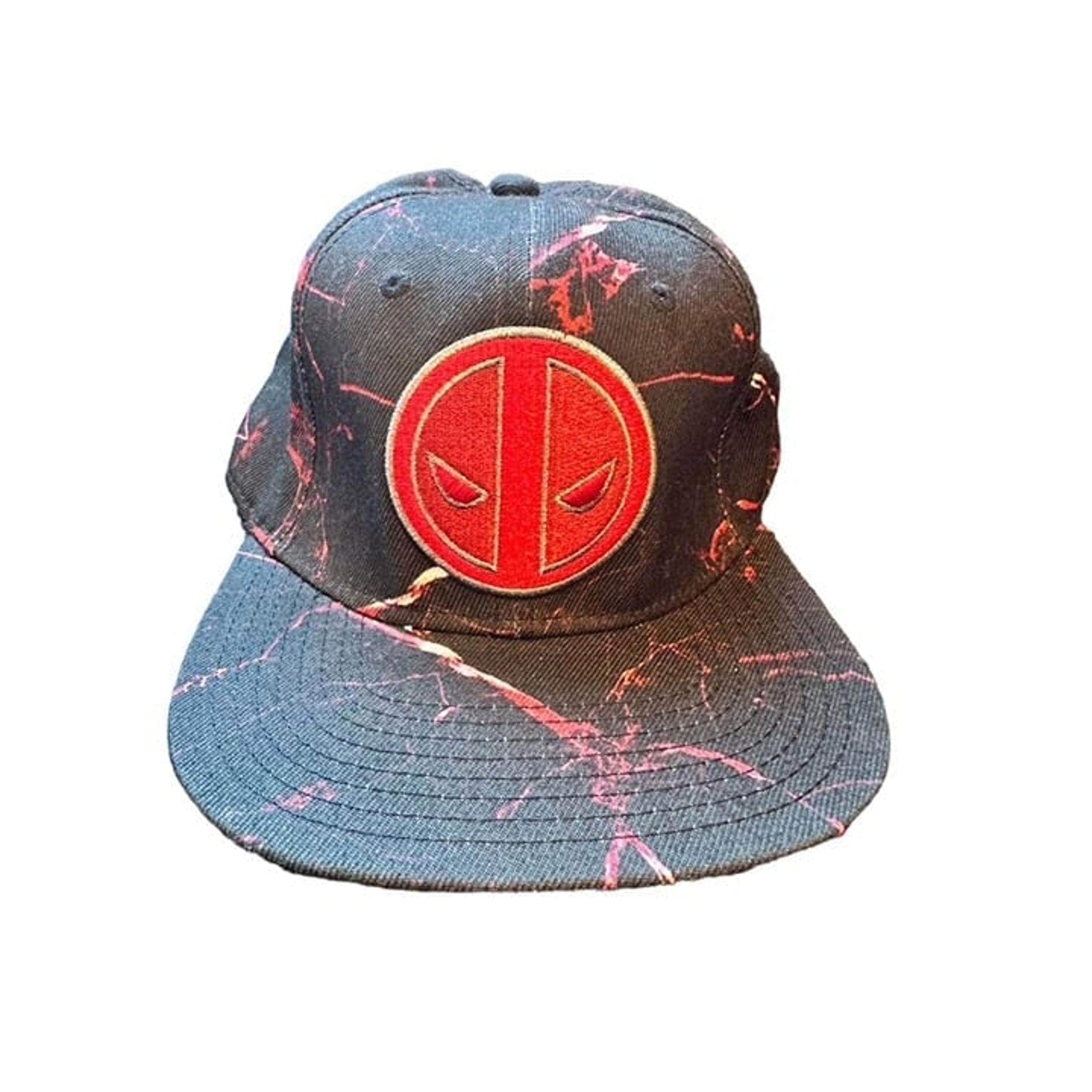 Marvel Deadpool Snapback Cap Unisex Adult Red Adjustable Superhero Hat