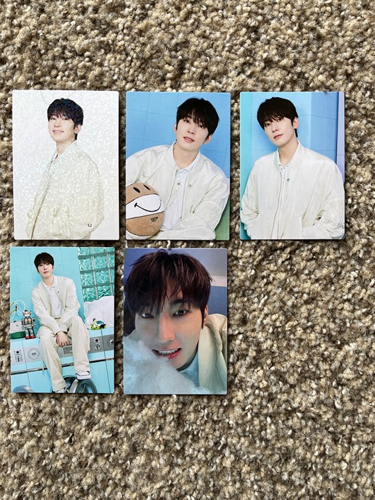 Wonwoo Seventeen 2024 Japan Seventeen's Home photocard - 5 cards set