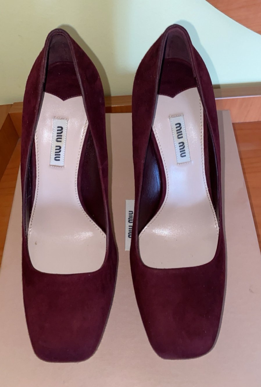 Miu Miu Crystal Platform Pumps