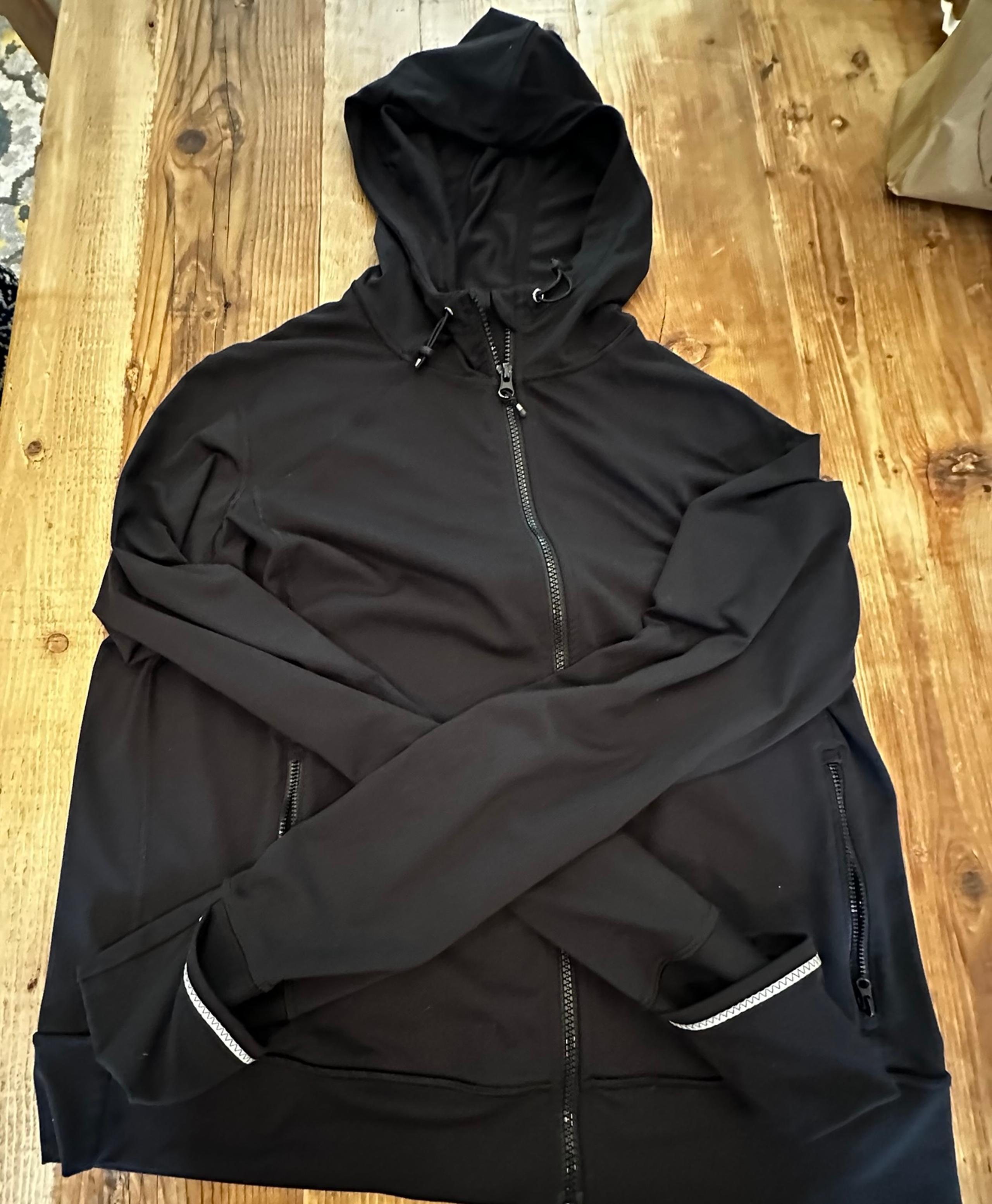 Victoria's Secret - Victoria Sport Women's Black Hooded Full Zip Jacket large