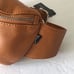 TANO Leather Convertible Belt Bag Funny Pack Sling Bag Made in Italy Cognac
