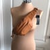 TANO Leather Convertible Belt Bag Funny Pack Sling Bag Made in Italy Cognac