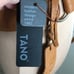 TANO Leather Convertible Belt Bag Funny Pack Sling Bag Made in Italy Cognac