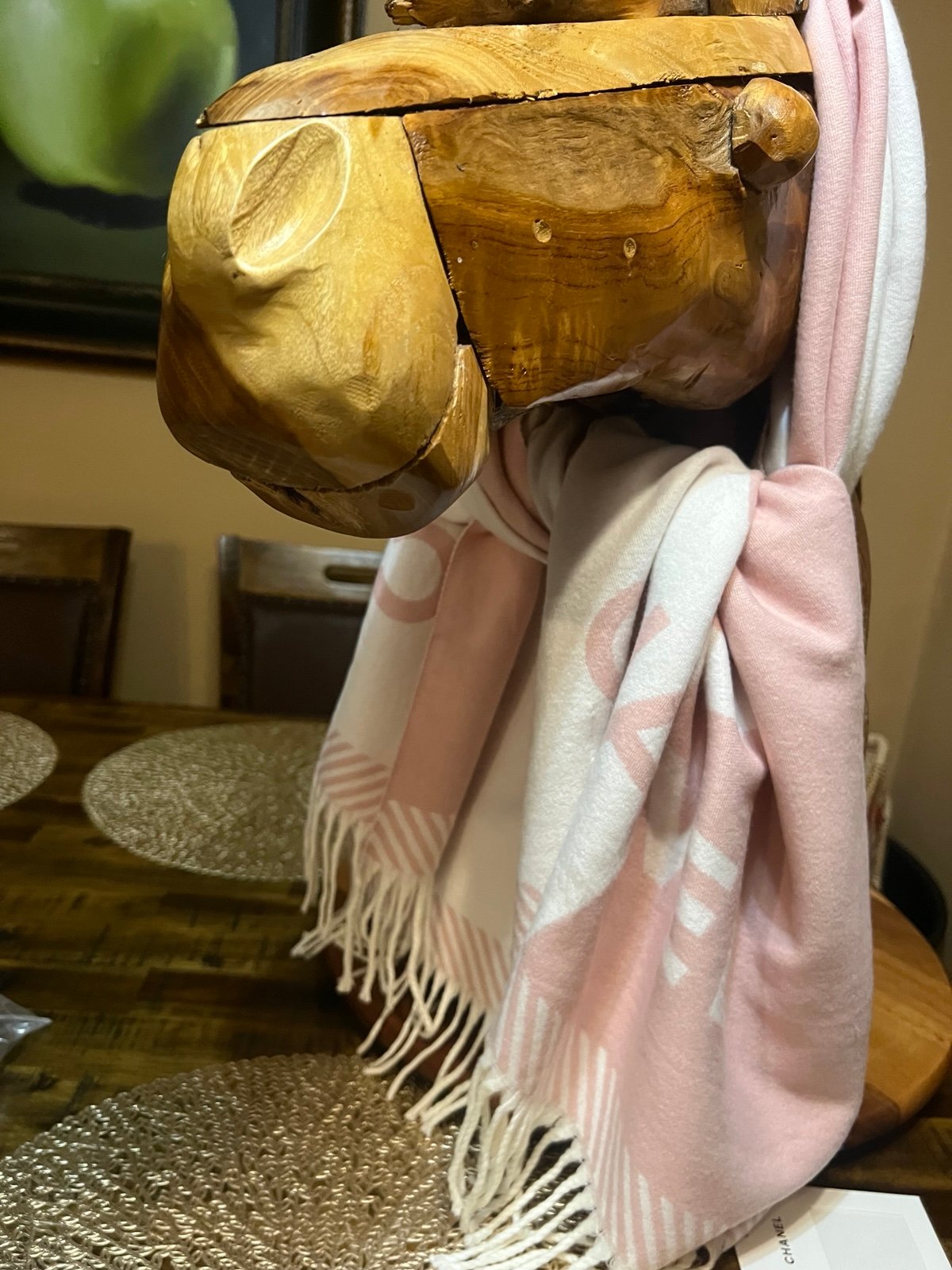 Beautiful bicolor scarf