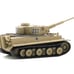 Panzerkampfwagen VI Tiger Tank #222 Light Brown German Army 1/87 (HO) Diecast