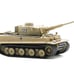 Panzerkampfwagen VI Tiger Tank #222 Light Brown German Army 1/87 (HO) Diecast