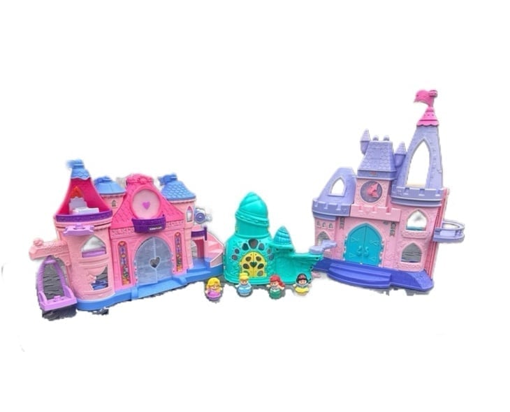 Fisher price little people Disney princess castle bundle