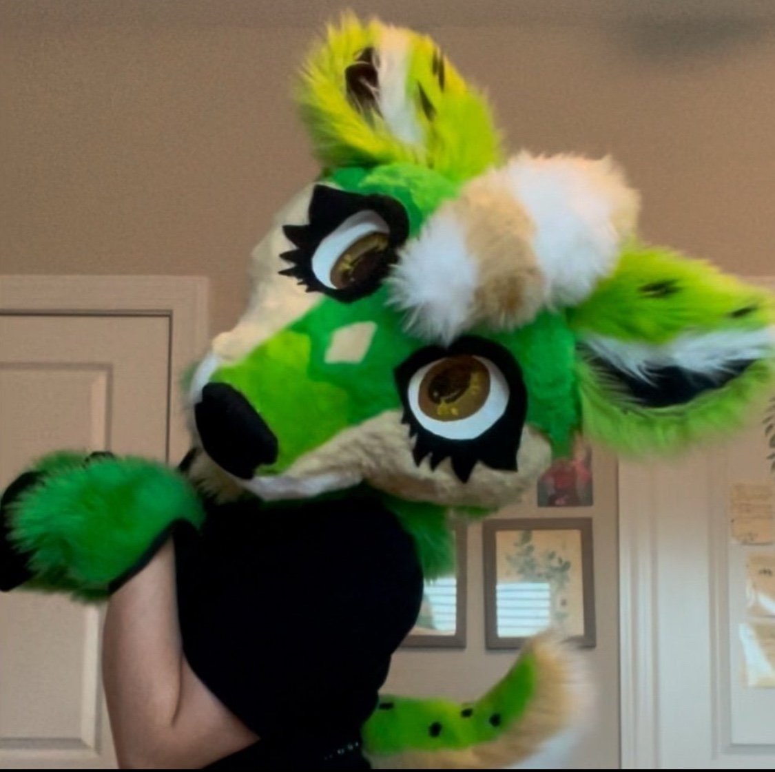 HQ Green Deer Fursuit