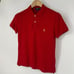 POLO RALPH LAUREN Classic Fit Mesh Polo Shirt Womens Size S Short Sleeve Red NWT