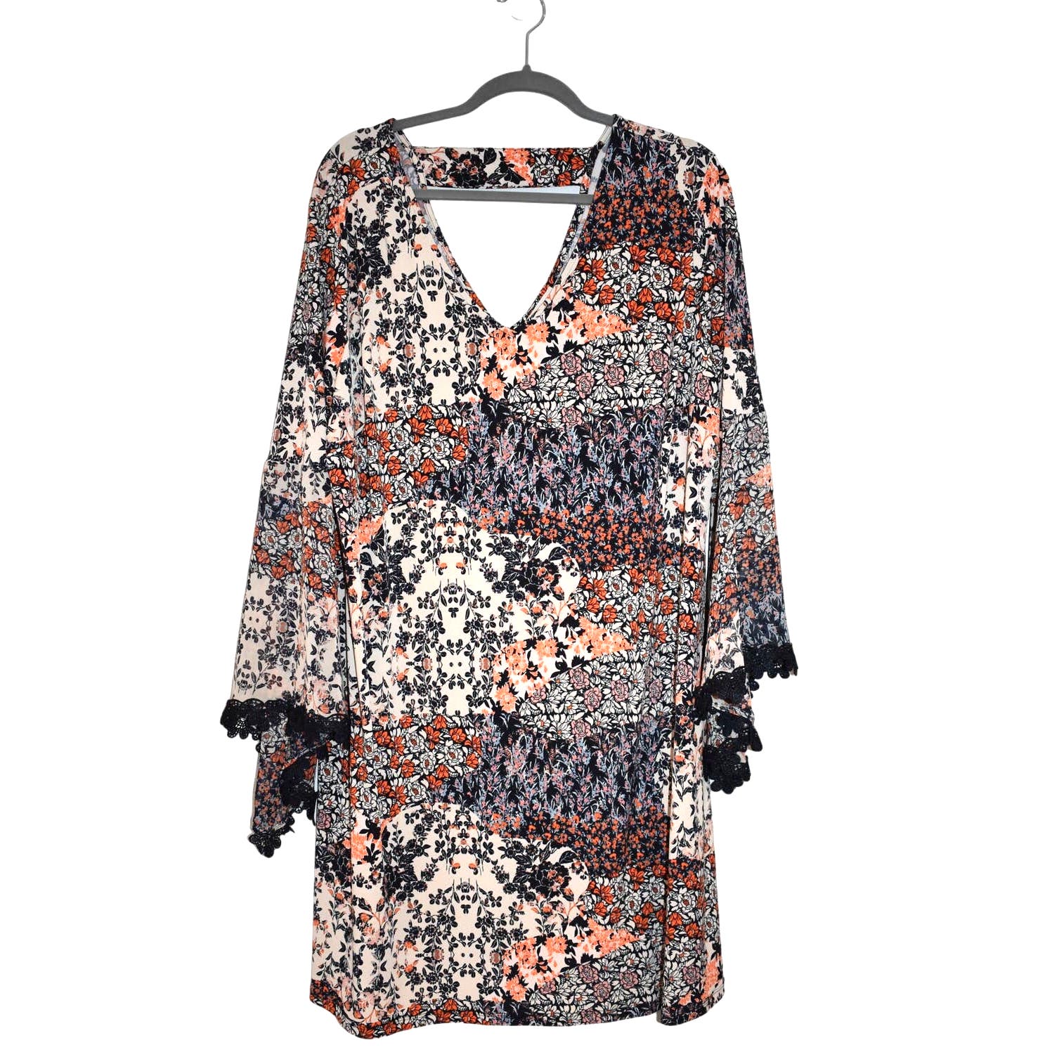 Dress barn bell sleeve dress deals