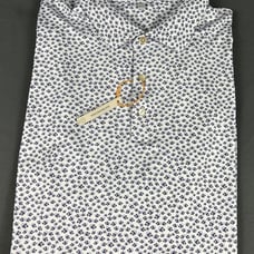 Peter Millar Golf Shirt Polo CS Summer Comfort Angry Anglers Print XXL White NWT