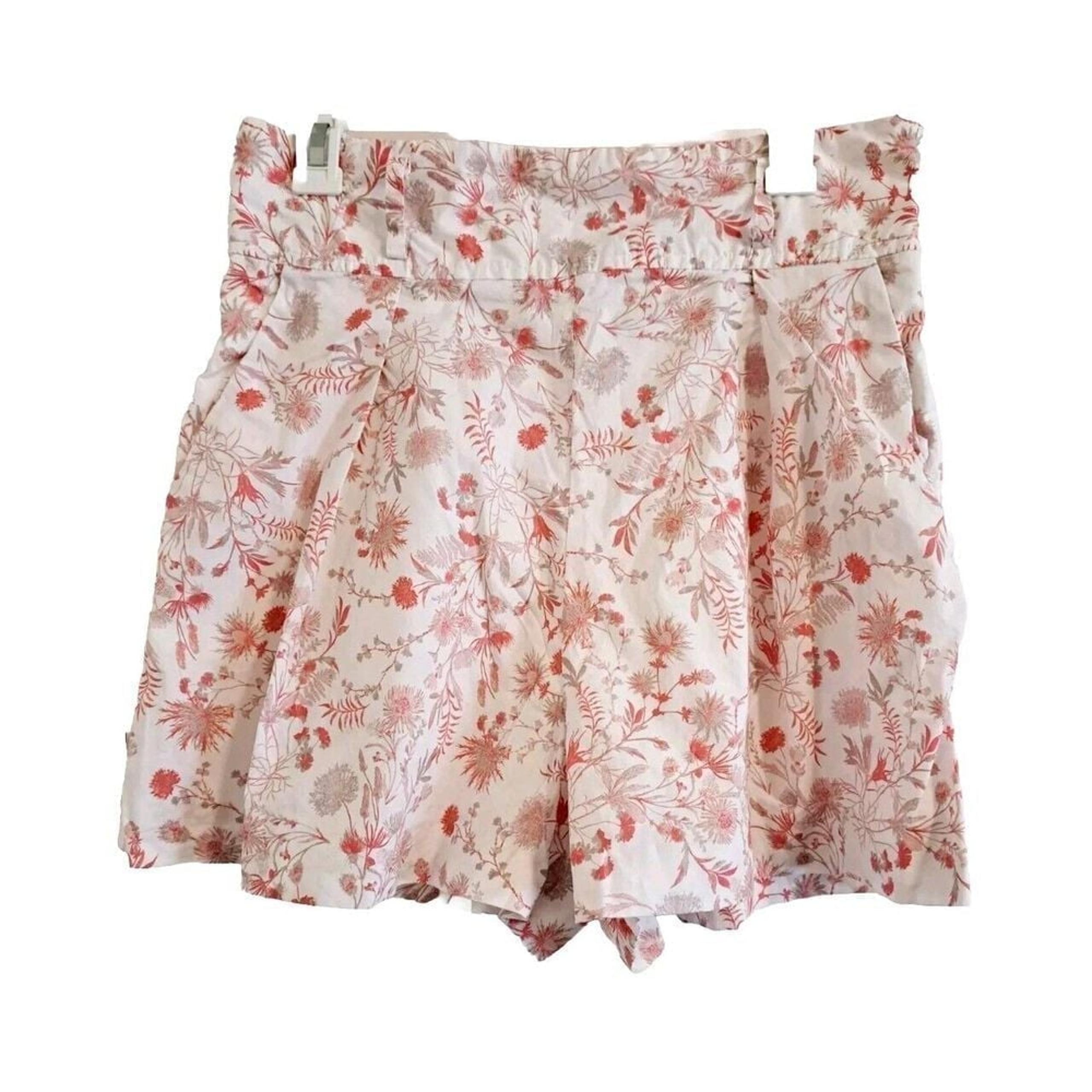 Floral high waisted shorts womens size 10 - Antonio Melani