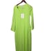 NWT MARA HOFFMAN Naliyah V-Neck Midi Dress in neon green sz 6