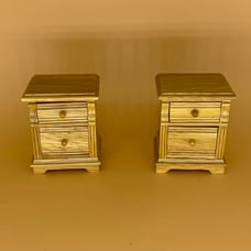 Rose’s Doll House Store Miniature Matching Nightstands