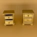 Rose’s Doll House Store Miniature Matching Nightstands