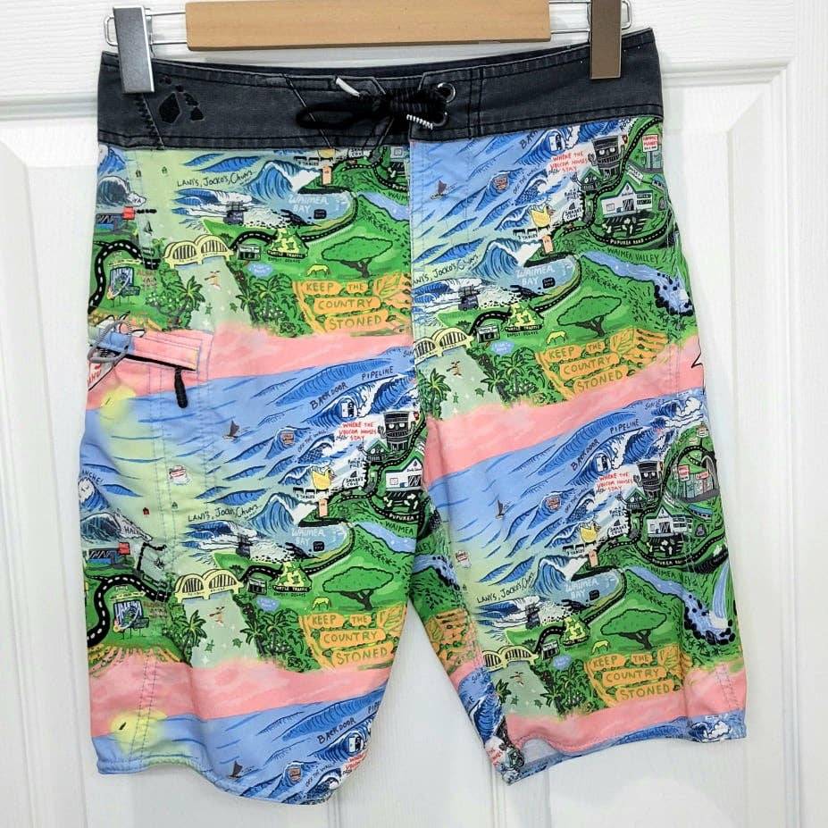 VOLCOM Drewtoonz Oahu North Board Shorts