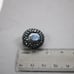 St John Black Rhinestone Pave Bezel Round 1 Clip On Earrings