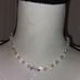 Exquisite Vintage Faceted Cut AB Crystals Graduated Bead Choker Necklace