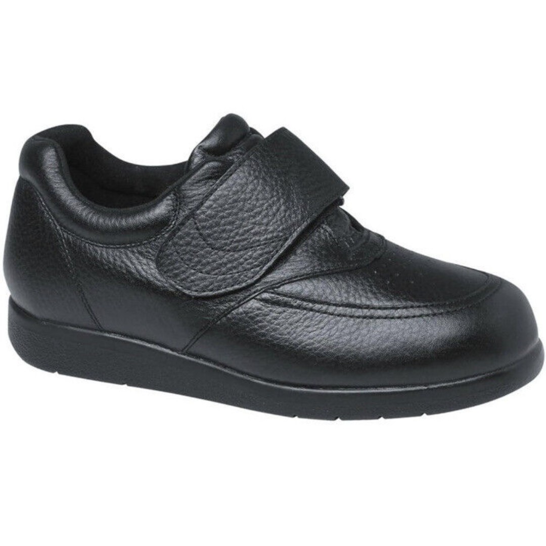New Drew Mens Navigator II Comfortable Therapeutic Leather Casual Shoe Black 11W