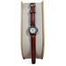 Chevrolet TMGM TX0298 205 Silver Stainless Steel Wrist Watch Brown Leather Band