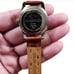Chevrolet TMGM TX0298 205 Silver Stainless Steel Wrist Watch Brown Leather Band
