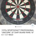 1970s Sportscraft Unicorn 18 inch Professional Dart Board *Rare*