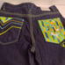 Googi Men's Jeans 38x34 Dark Denim Authentic Australian Embroidered Pockets Zip