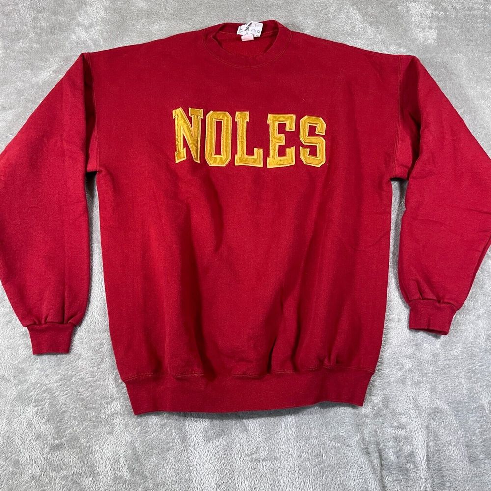 VTG Florida State University Seminoles Adult Sweatshirt XXL Embroidered Crewneck