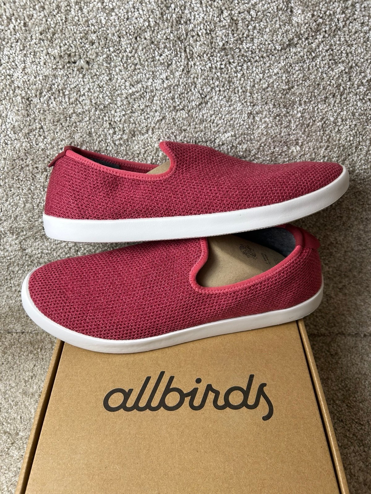 Allbirds Tree Lounger Lux Pink (Blizzard) Men’s Sneaker Size 14 NWB