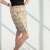 Vintage Plaid Wrap Buckle 100% wool chic plaid skirt