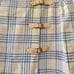 Vintage Plaid Wrap Buckle 100% wool chic plaid skirt