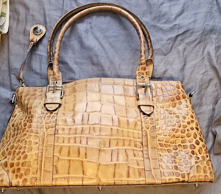 Crocodile print Dooney and Bourke purse