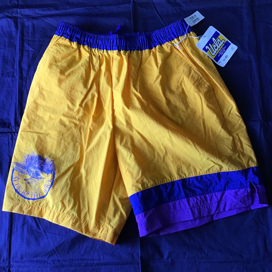 UCLA logo half pants, Showa Retro, size LL.