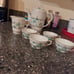 Vintage Santa Clara MAH Vigo, Spain Demitasse 4 piece set