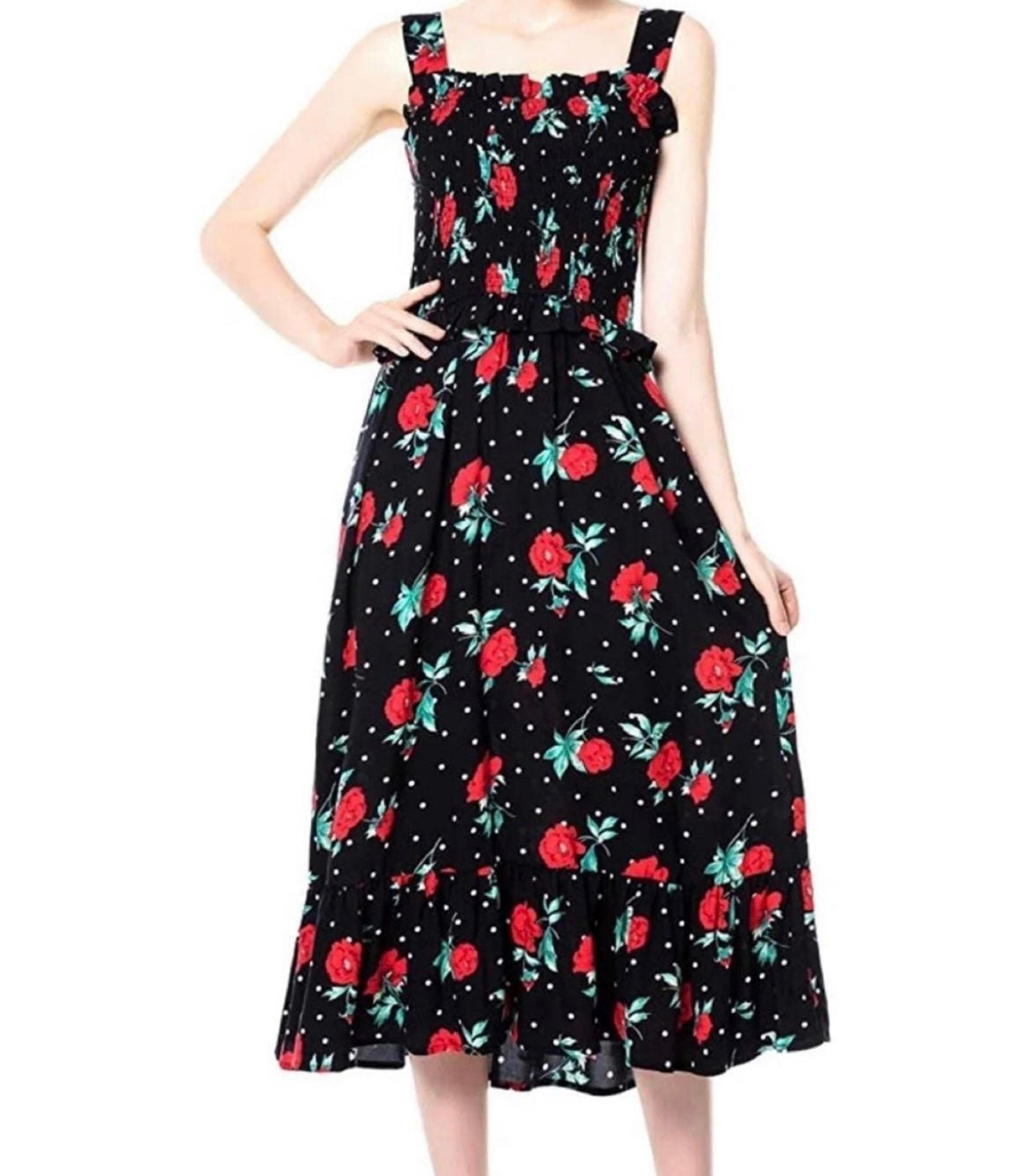 XL Sleeveless Jacquard Dress