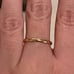 Gold Stainless Steel Stackable Band Ring Size 9