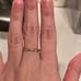 Gold Stainless Steel Stackable Band Ring Size 9