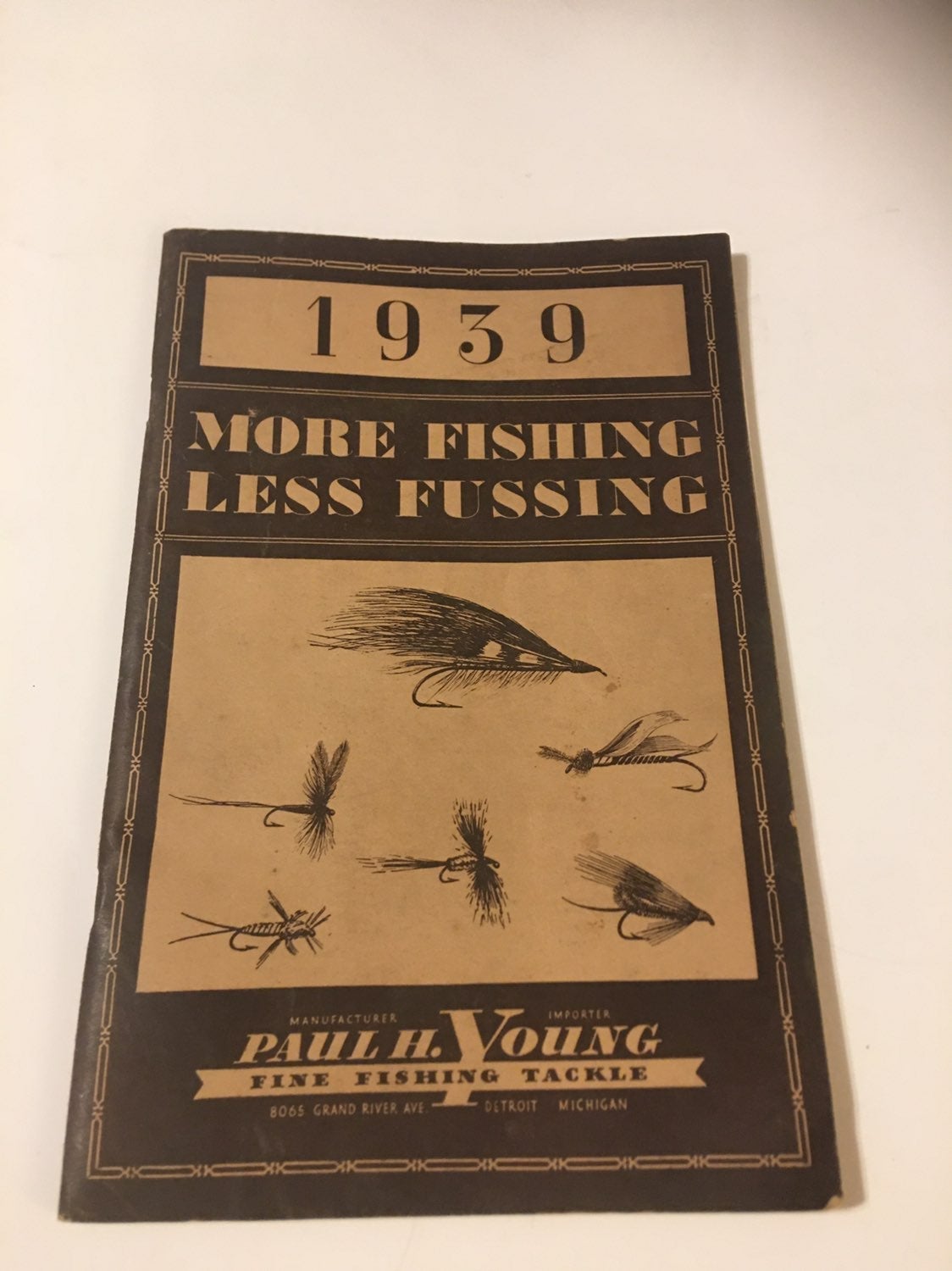 Vintage! Rare Find! Paul Young 1939 More Fishing Less Fussing Fishing Catalog