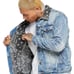 Valabasas 'V Love' Azul Denim Jean Jacket Men's Large Great PreOwned Condition