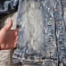 Valabasas 'V Love' Azul Denim Jean Jacket Men's Large Great PreOwned Condition