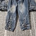 Valabasas 'V Love' Azul Denim Jean Jacket Men's Large Great PreOwned Condition