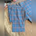 Tweeds Sarasota Custom Suit Pants in blue plaid size is approximately 36x40